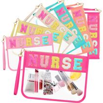 Bolsa de cosméticos Kacctyen Nurse Chenille Letter PVC Multicolor x6