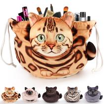 Bolsa de cosméticos Openhaha Drawstring Travel Organizer Cat Gift
