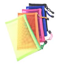 Bolsa de cosméticos Outman Multipurpose Nylon Mesh, pacote com 5 Bolsa de cosméticos Outman Multipurpose Nylon Mesh, pacote com 5