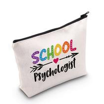 Bolsa de cosméticos POFULL School Psychologist PsychoTherapeut Gift Bolsa de cosméticos POFULL School Psychologist PsychoTherapeut Gift