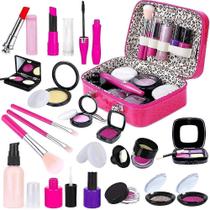 Bolsa de cosméticos Pretend para crianças - 21 peças Bolsa de cosméticos Pretend para crianças - 21 peças