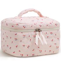 Bolsa de cosméticos Prite Large Floral Coquette Aesthetic (Cherry) Bolsa de cosméticos Prite Large Floral Coquette Aesthetic (Cherry)