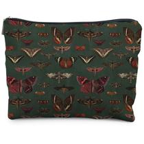 Bolsa de cosméticos RYYCDOI Moody Green Academia Butterfly Women