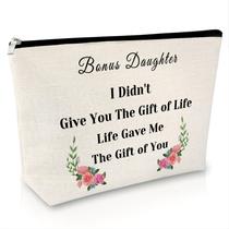 Bolsa de cosméticos Sfodiary Bonus Daughter Presente para enteada