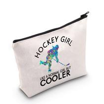 Bolsa de cosméticos TSOTMO Hockey como um design normal, mas mais legal