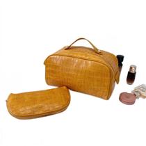 Bolsa de cosméticos Wokex Fashion Women Luxury PU 26x15x15c