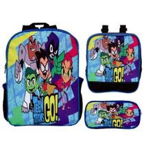 Bolsa de Costa Infantil Juvenil Jovens Titãs Passeio Toys 2U Bolsa de Costa Infantil Juvenil Jovens Titãs Passeio Toys 2U