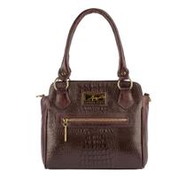 Bolsa de couro Amélia café Feminino Bolsa de couro Amélia café Feminino