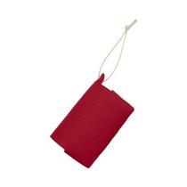 Bolsa De Couro Compacta Estilo Coreano Para Lenços Portátil Para Armazenamento Ao Ar Livre