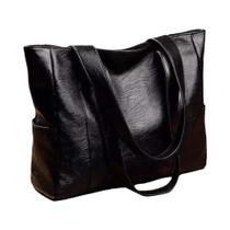 Bolsa de Couro Grande para Mulheres - Bolsa de Ombro com Alta Capacidade