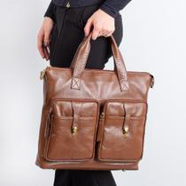 Bolsa de couro grande para notebook Jaque