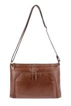 Bolsa de couro liso tiracolo Ninna