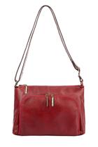 Bolsa de couro liso tiracolo Ninna