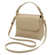 Bolsa de Couro Mariart Amêndoa Bolsa de Couro Mariart Amêndoa