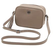 Bolsa de Couro Mariart Titânio