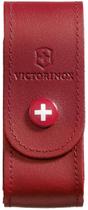 Bolsa de couro para canivetes suíços do exército Victorinox Red Bolsa de couro para canivetes suíços do exército Victorinox Red