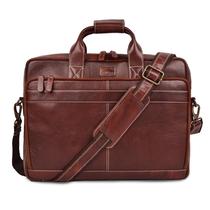 Bolsa de couro para laptop Messenger LEATHER VILLAGE 16 Bolsa de couro para laptop Messenger LEATHER VILLAGE 16