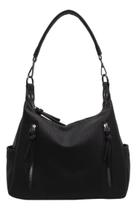 Bolsa De Couro Pu De Ombro Grande Capacidade Feminina Linda