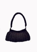BOLSA de crochê de barbante feminina pequena de mão BOLSA de crochê de barbante feminina pequena de mão