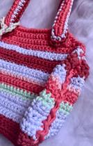 Bolsa de crochê de ombro Maitê