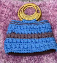 Bolsa de croche ratan Bolsa de croche ratan