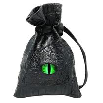 Bolsa de dados Haxtec Drawstring Leather DND Bolsa Fire Dragon Eye