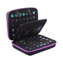 Bolsa De Dados Portátil De EVA Com 70 Furos E Divisórias Para Conjunto De Dados De RPG Dungeons &