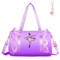 Bolsa de Dança Dorlubel para Menina - Ballet Infantil com Chaveiro