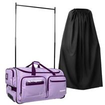 Bolsa de dança Fanwoli 23 com prateleira de roupas e capa de privacidade Bolsa de dança Fanwoli 23 com prateleira de roupas e capa de privacidade