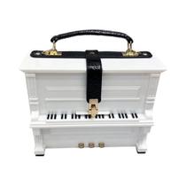 Bolsa De Designer De Luxo Feminina Bolsa Transversal De Ombro Em Forma De Piano Feita À Mão Bolsa De