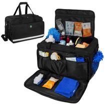 Bolsa de Detalhes Automotivos Jaffzora Large Black - Para Suprimentos de Carro