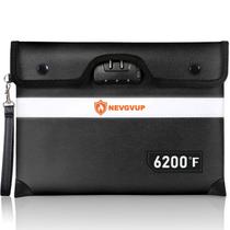 Bolsa de dinheiro à prova de fogo NEVGVUP 6200F com fechadura, resistente à água