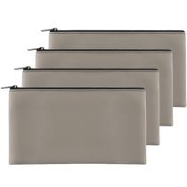 Bolsa de dinheiro Joyberg 28x15 cm em couro PU impermeável, pacote com 4 Bolsa de dinheiro Joyberg 28x15 cm em couro PU impermeável, pacote com 4