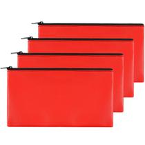 Bolsa de dinheiro Joyberg, pacote com 4, 28x15cm, zíper impermeável