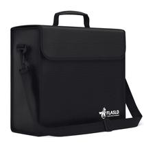Bolsa de documentos à prova de fogo FLASLD Large 38x30x13 cm resistente à água