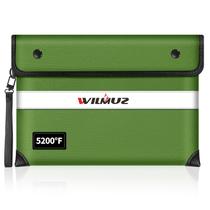 Bolsa de documentos à prova de fogo Wilmuz atualizada com isolamento térmico de 2600 C Bolsa de documentos à prova de fogo Wilmuz atualizada com isolamento térmico de 2600 C