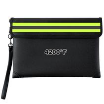 Bolsa de documentos GQIRIL à prova de fogo impermeável 28x20 cm