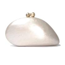 Bolsa de embreagem Evening CUXVA Acrylic Shell Marble para mulheres