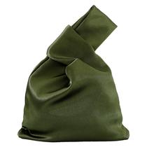 Bolsa de embreagem noturna Anopo Small Satin Japanese Knot Bag Bolsa de embreagem noturna Anopo Small Satin Japanese Knot Bag
