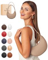 Bolsa de embreagem Vantamo Luna de material sintético com proteção RFID feminina Bolsa de embreagem Vantamo Luna de material sintético com proteção RFID feminina