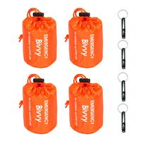Bolsa de Emergência GOGOOD Kit com 4 Sacos Bivvy de Sobrevivência 91 x 213 cm Bolsa de Emergência GOGOOD Kit com 4 Sacos Bivvy de Sobrevivência 91 x 213 cm