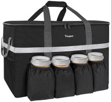 Bolsa de entrega de alimentos Taygeer Isolated 68L com 4 porta-copos