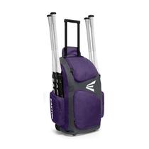 Bolsa de Equipamento Esportivo Easton Traveler com Rodas e Suporte Roxa