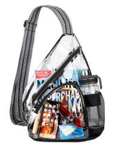 Bolsa de estilingue HULISEN Clear Stadium aprovada em PVC transparente