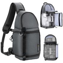 Bolsa de estilingue para câmera K&F Concept Crossbody para DSLR/SLR/sem espelho