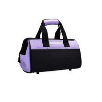 Bolsa de ferramentas ACOSEA Purple, boca larga de 13 polegadas com 12 bolsos
