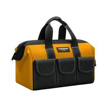 Bolsa De Ferramentas Amarela De Boca Larga Para Homens Eletricista Carpinteiro Mecânico Vários