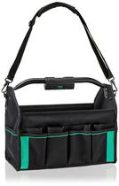 Bolsa de ferramentas Amazon Basics Lighted Tools 30 bolsos preta Bolsa de ferramentas Amazon Basics Lighted Tools 30 bolsos preta