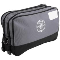 Bolsa de ferramentas, bolsa com zíper, compartimentos duplos Klein Tools 55583 Bolsa de ferramentas, bolsa com zíper, compartimentos duplos Klein Tools 55583