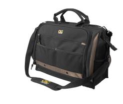 Bolsa de ferramentas Custom Leathercraft 1539 com vários compartimentos e 50 bolsos